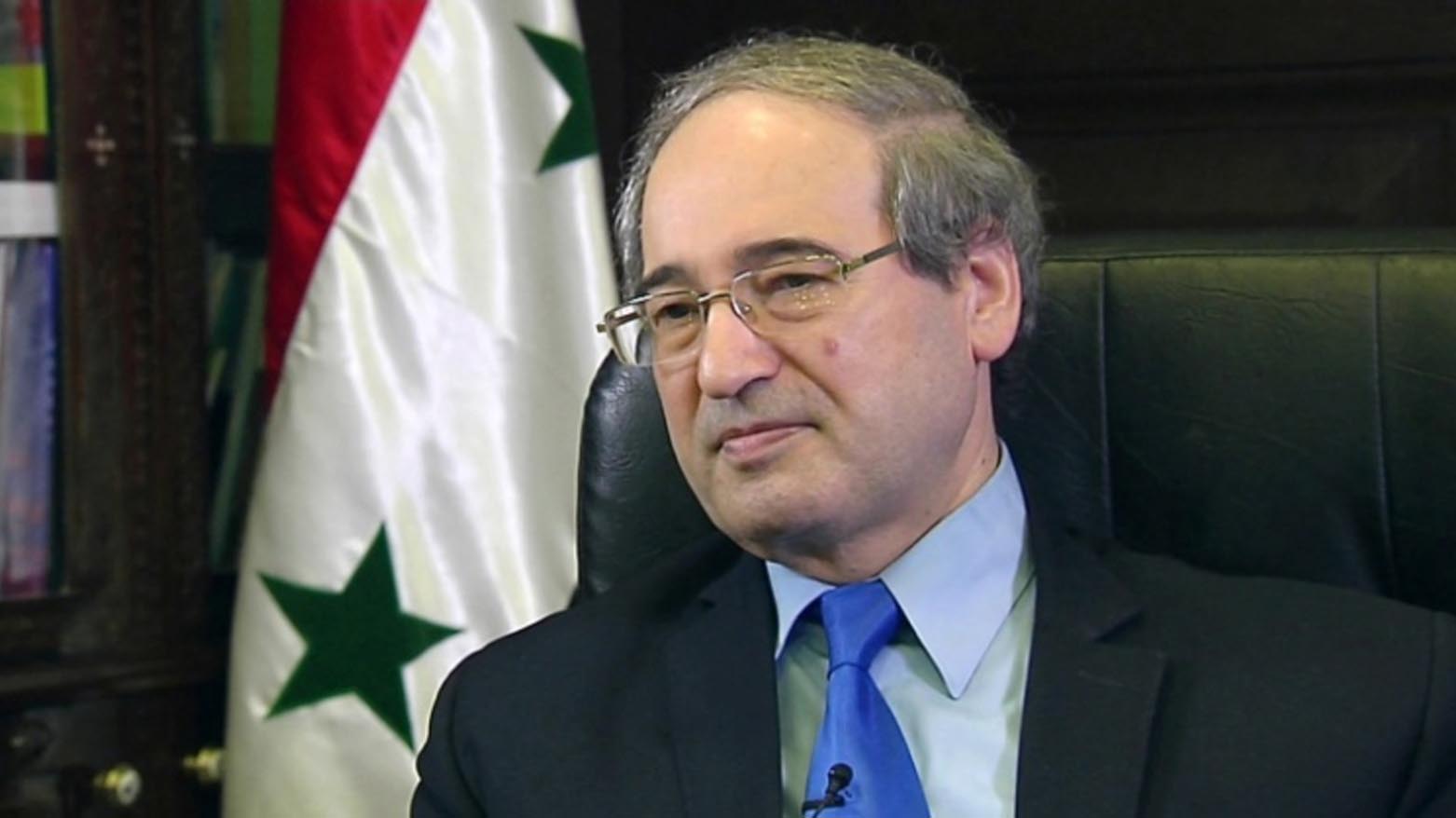 فەیسەڵ میقداد، وەزیری دەرەوەی سووریا